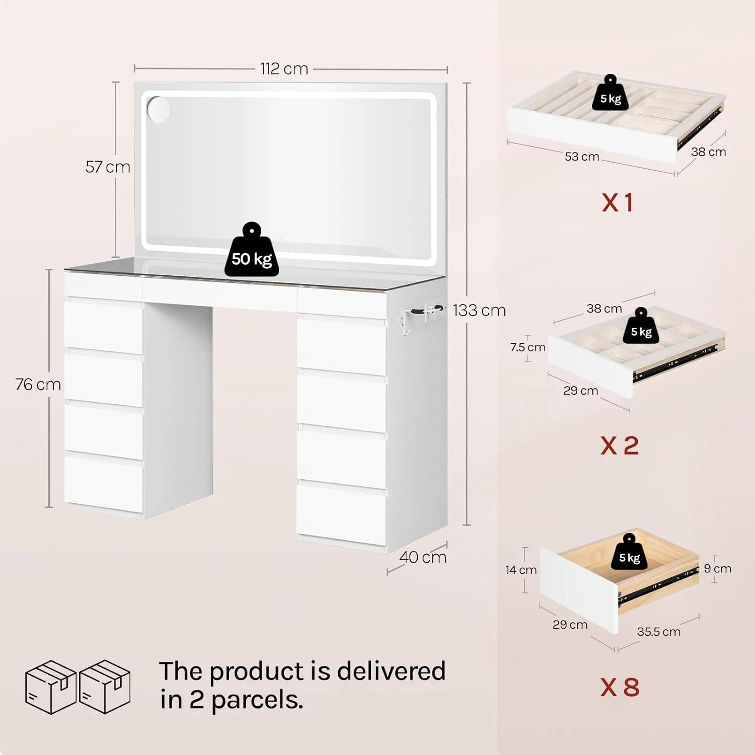 The Miroirette Dressing Table, view 9